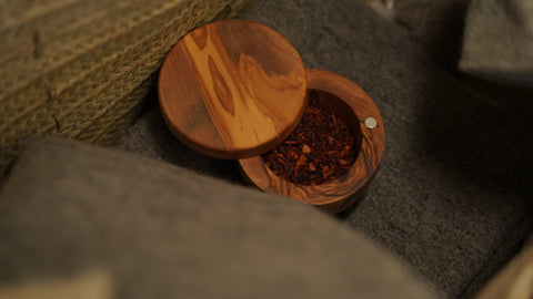 Wooden Incense Pot