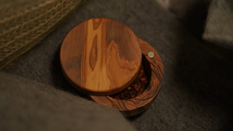 Wooden Incense Pot