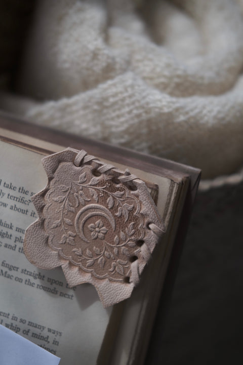 Handmade Leather Bookmark