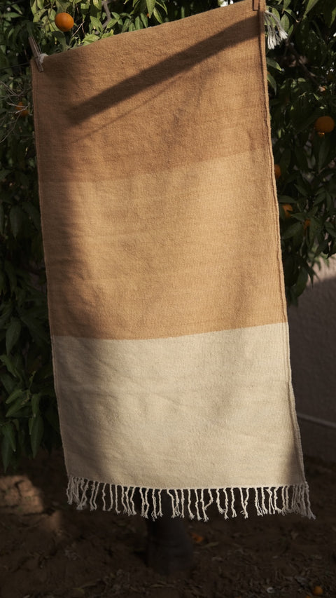 Plant-Dyed Walnut Rug