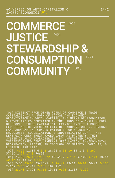 40 Verses on Anti-Capitalism & Sacred Economics | The Oasis Journal: Special Issue | Feb 2022 | Rajab 1443