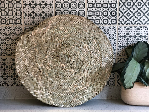 Woven Palm Round Mats