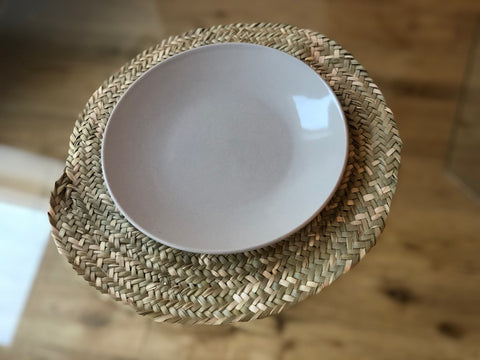 Woven Palm Round Mats