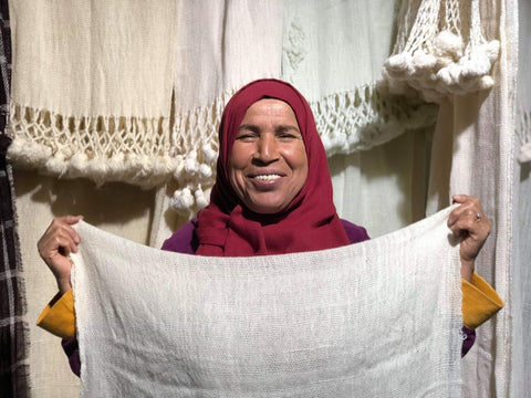 Handwoven Sidi Bou Zid Shawl