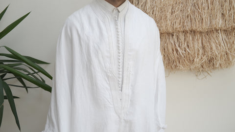 The Linen Jebba - Classic White